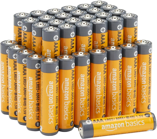 AAA High-Performance Alkaline Batteries, 1.5 Volt, 10-Year Shelf Life, 36 Count