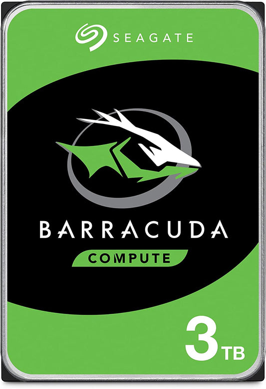Barracuda 3TB Internal Hard Drive - 3.5 Inch SATA 6Gb/s, 5400 RPM, 256MB Cache for Desktop PCs - Frustration-Free Packaging (Model ST3000DM007)